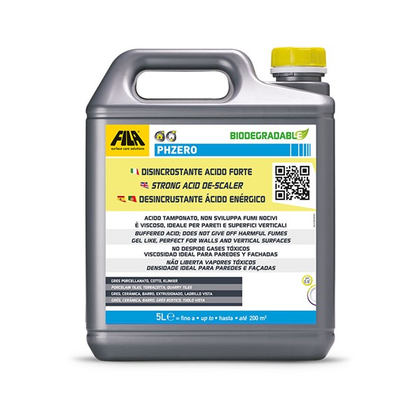 DESINCRUSTANTE FILA &Aacute;CID. PHZERO 5LTS