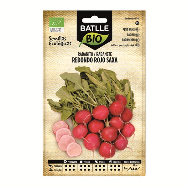 SEMILLAS RABANITO  ROJO ECO BIO 10 BOL