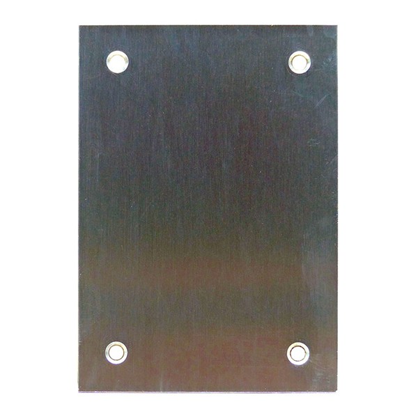 PLACA CIEGA INOX MATE 70X100