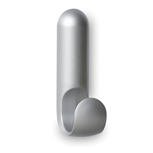 Colgador adhesivo atlas cromo mate