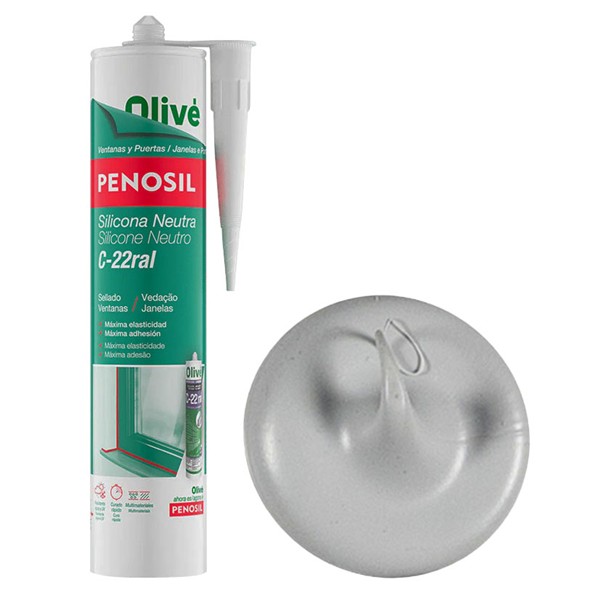 SILICONA NEUTRA C-22c GRIS ES-PT300ML