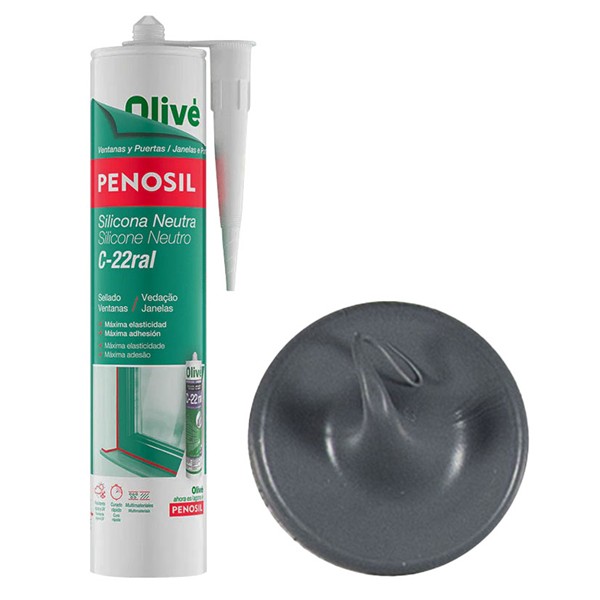 SILICONA NEUTRA C-22 GRIS R7012 300ML