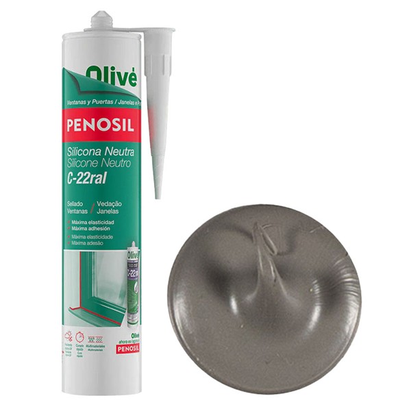 SILICONA NEUTRA C-22 GRIS Q 7039 300ML