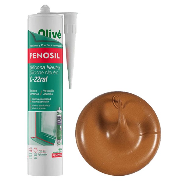 SILICONA NEUTRA C-22 MARRON R8003 300ML