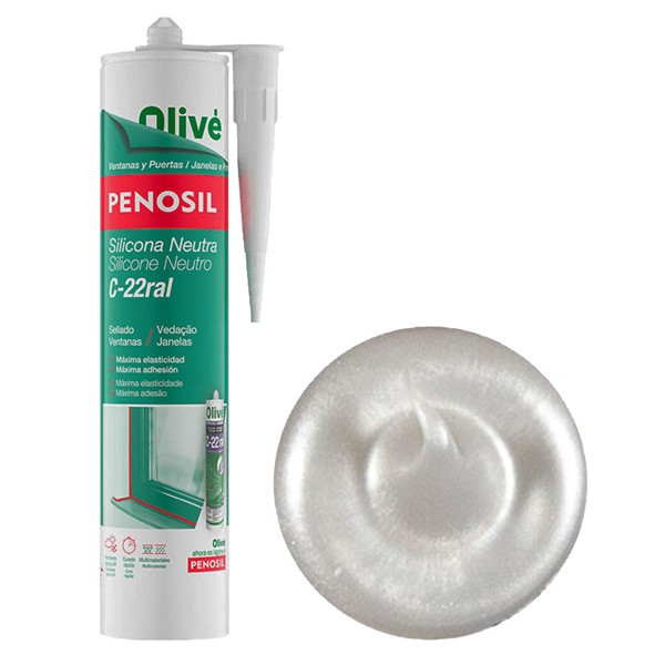 SILICONA NEUTRA C-22 PLATA  300ML