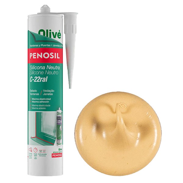 SILICONA NEUTRA C-22 RAL ROBLE 300ML