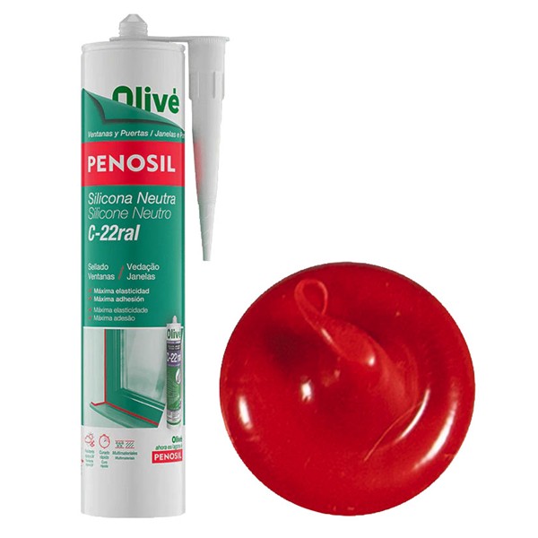 SILICONA NEUTRA C-22 ROJO R3000 300ML