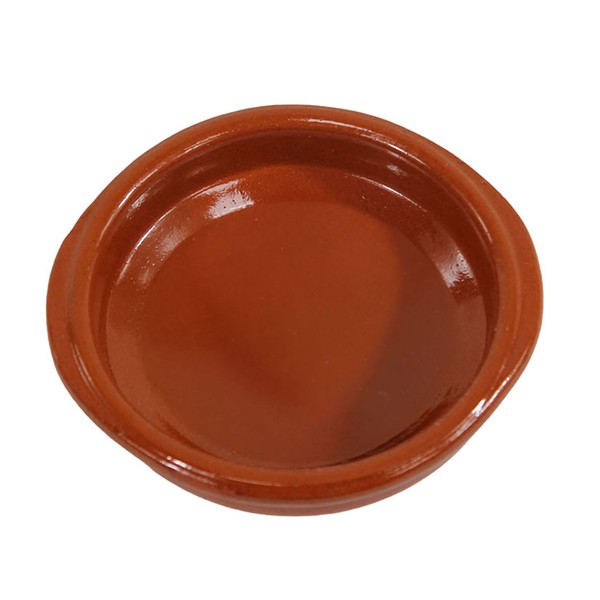 CAZUELA BARRO CLASICA C/ASAS 10 CM.