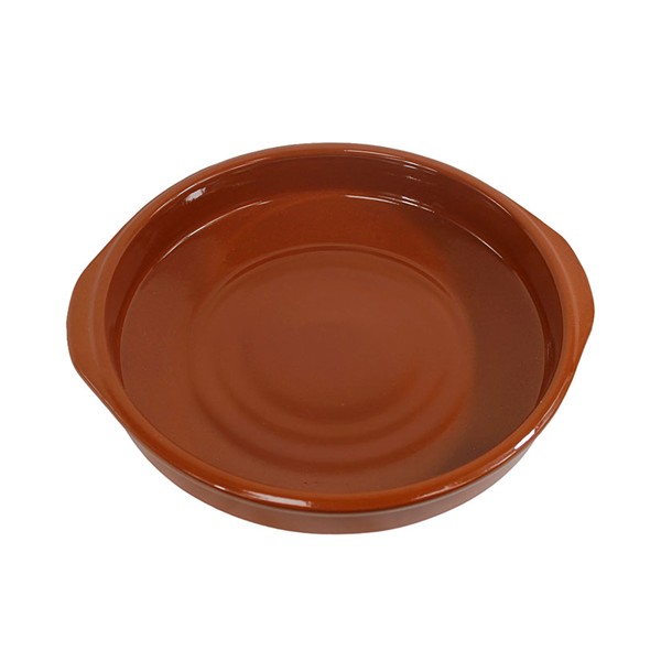 CAZUELA BARRO CLASICA C/ASAS 28 CM.