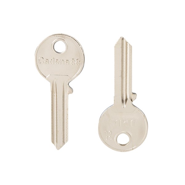 50 LLAVES EN BRUTO ACERO CI-DL CADENA 88