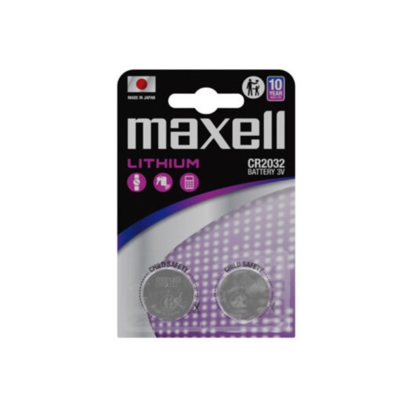 P.BOTON MAXELL CR-2032 BL 2UN