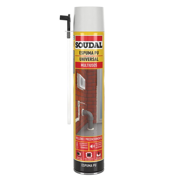 ESP. PU AERO. MULTIUSO SOUDAL 750ML 12U