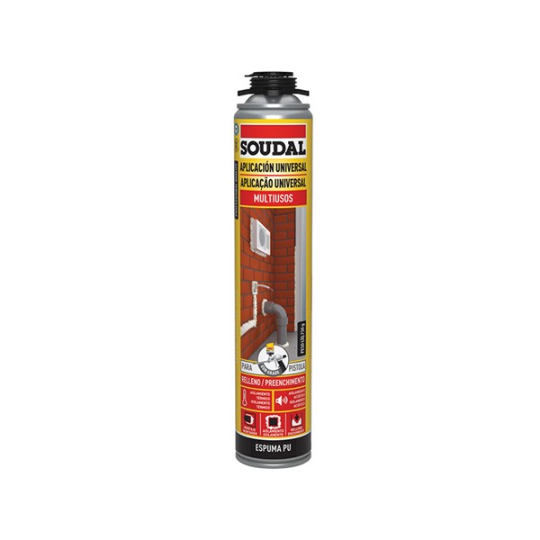 ESP. PU PIST. MULTIUSO SOUDAL 750ML 12U
