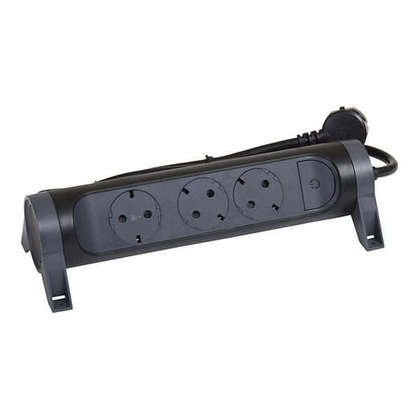 BM&Uacute;L PRE 3X2P+T ROTATIVA 1,5M NEGRO