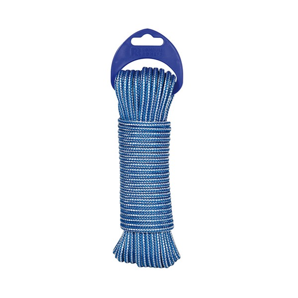 CUERDA POLIP. 4MM ALMA TEXT./20M AZ/BL