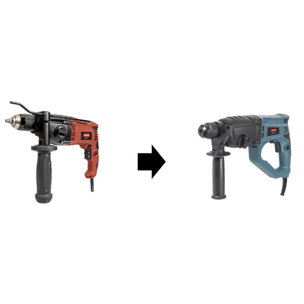 2 UN.TALADRO RT1050 +1UN. MARTILLO XF35J