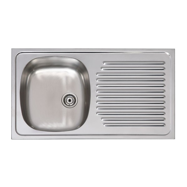 FREGADERO INOX 1S PR&Aacute;CTIC S/ARES 80X51