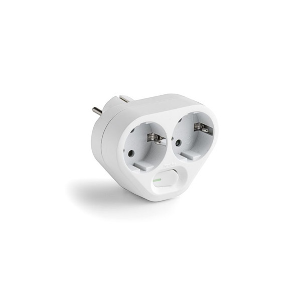 ADAPTADOR DOBLE TT 16A 250V C/INTERR