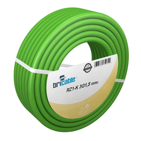 CAB.ELECT 3X1,5&Oslash; VERDE 25M