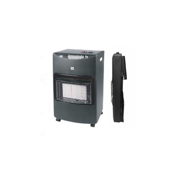 Estufa de gas catalitica plegable, con ruedas multidireccionables, ign