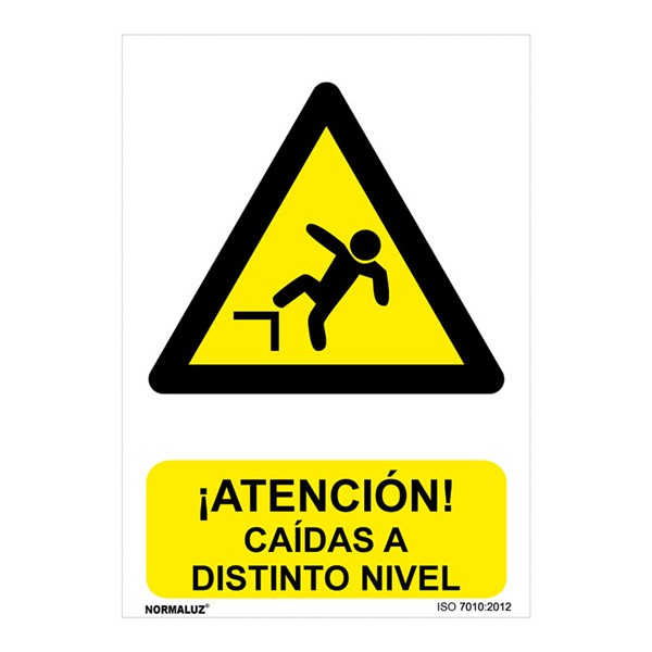 SE&Ntilde;AL PELIGRO CAIDAS A DISTINTO NIVEL