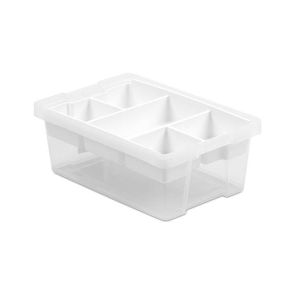 BANDEJA ORGANIZADORA CAJA MULTIUSOS NEW 7L - 15L /  BLANCO