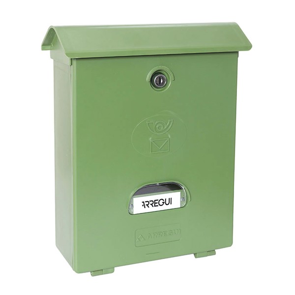 Buz&oacute;n exterior. Pl&aacute;stico. Mod. Clasic. Verde. 270x110x346 mm