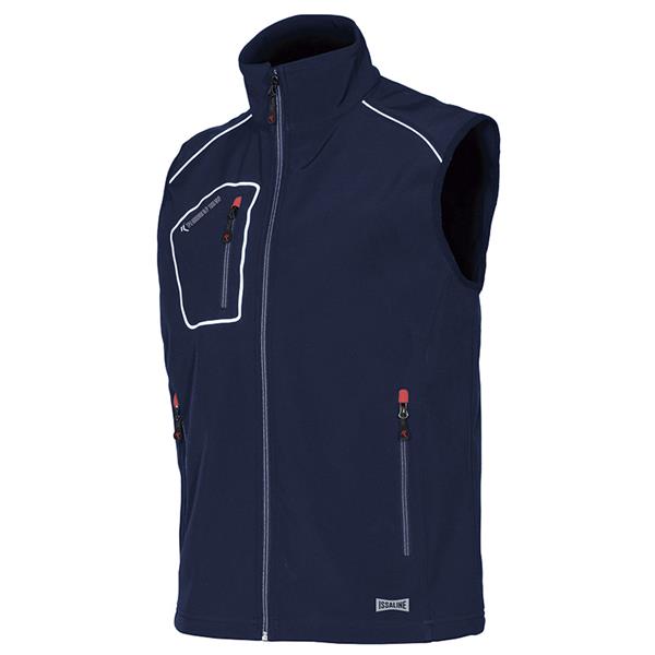 CHALECO SOFTSHELL SNAPPY AZUL (L) ISSALINE