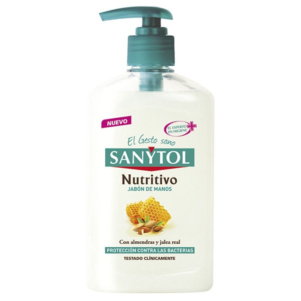 JAB&Oacute;N L&Iacute;QUIDO MANOS NUTRITIVO 250 ML