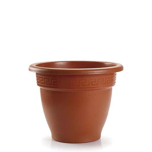 MACETA PL&Aacute;STICO &Oslash; 30 CM.TERRACOTA.