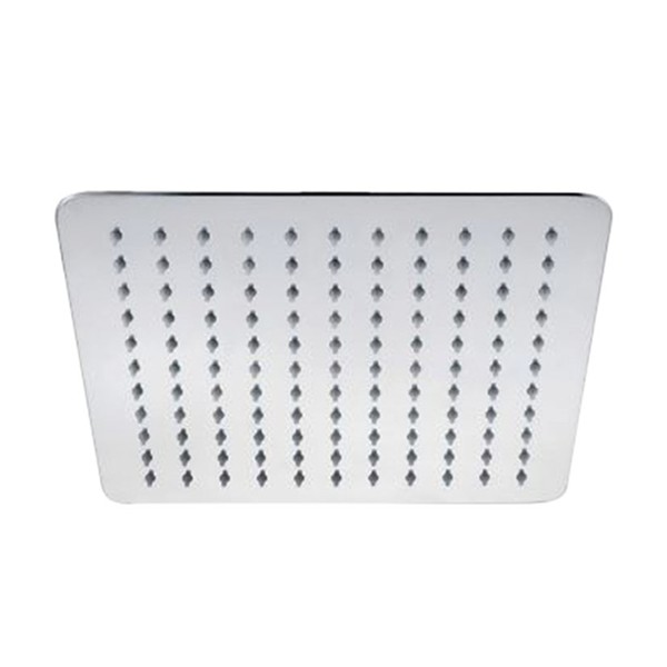 ROCIADOR DUCHA METAL INOX CUAD 25CM CROM