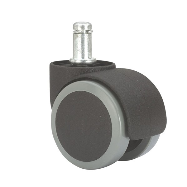 RUEDA POLIUR. ESPIGA C/ANILLA &quot