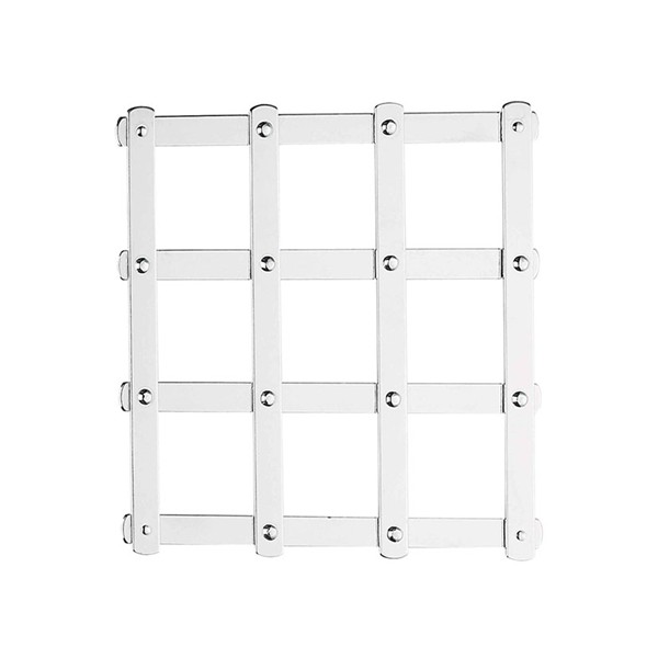 SALVAMANTEL EXTENS.ACERO INOX.15X15CM.