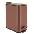 CUBO DE BASURA RECTANGULAR 5L.CARAMELO