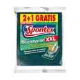 ESTROPAJO FIBRA VERDE XXL 3 UN. SPONTEX