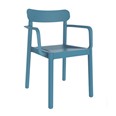 SILLA CON BRAZOS AZUL RETRO SOLEIL